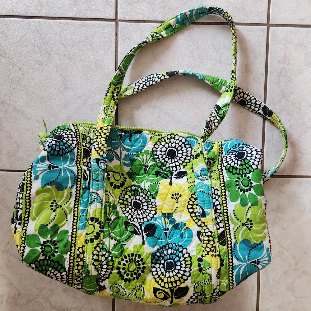 Vera Bradley Duffel - Lime's Up